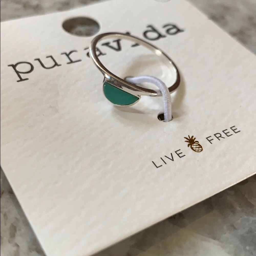 Puravida sterling silver ring size 9